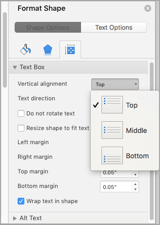 text in word 2016 for mac showing as square boxes